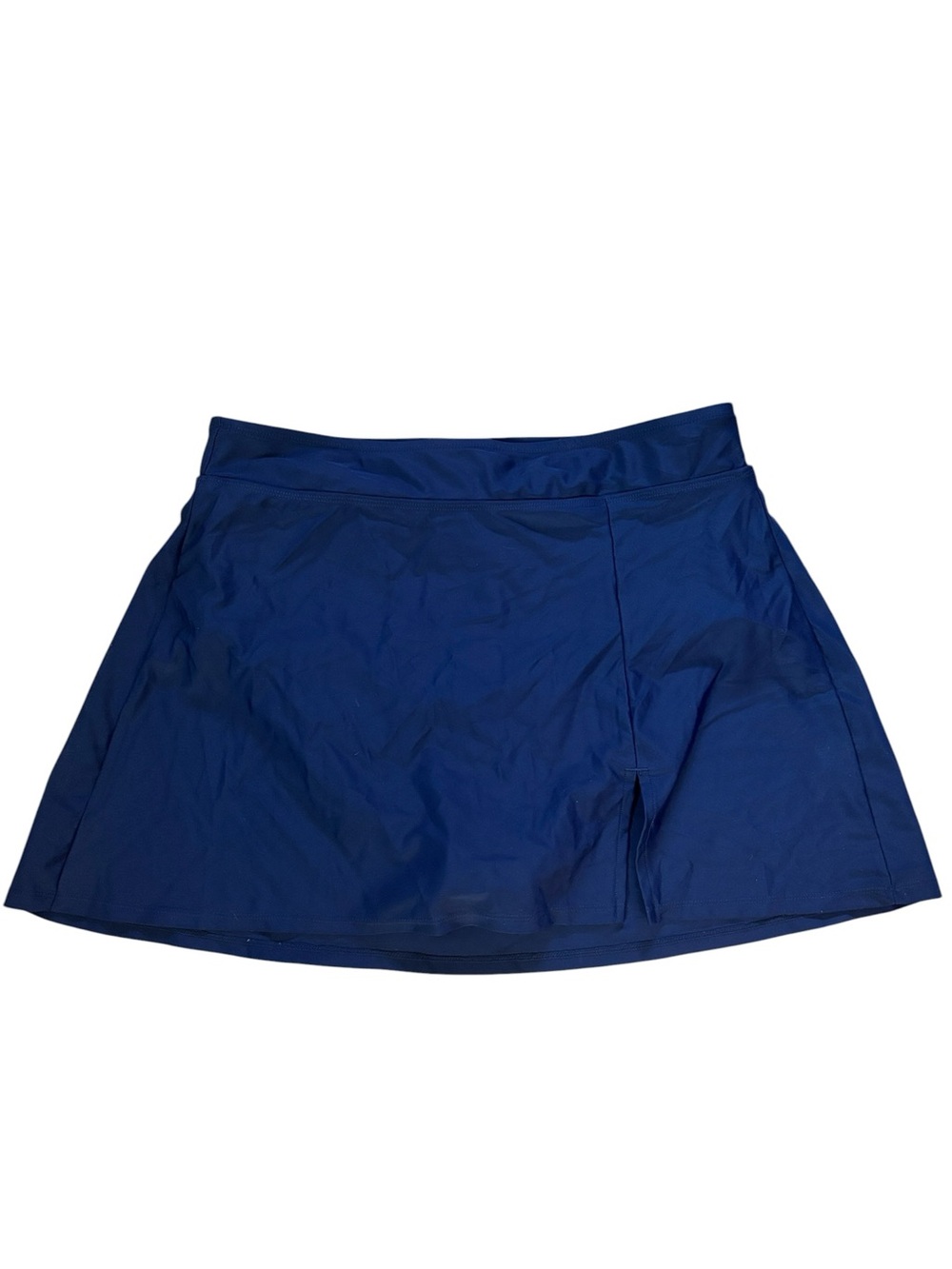 Lands End Modest Blue Swim Skirt Size‎ L